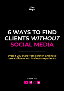 6 WAYS TO FIND CLIENTS WITHOUT SOCIAL MEDIA